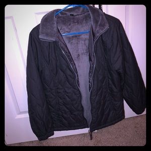 Gray reversible Puffer Jacket